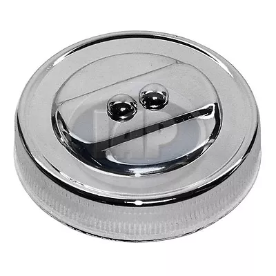 Chrome Stock Oil Filler Cap W/ Gasket Volkswagen T1 Bug Beetle T2 Bus Ghia Thing • $8.55