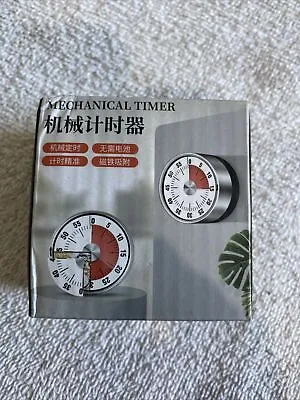 Mechanical Visual Kitchen Timer Magnetic  • $12.99