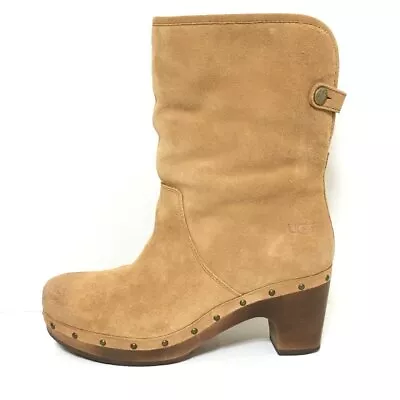 Auth UGG - Beige Cream Suede Wool Women's Boots • $100