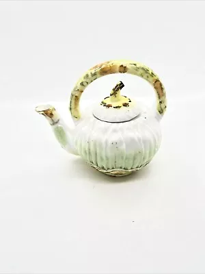 Small Vintage Majolica Style Porcelain Tea Pot • $12