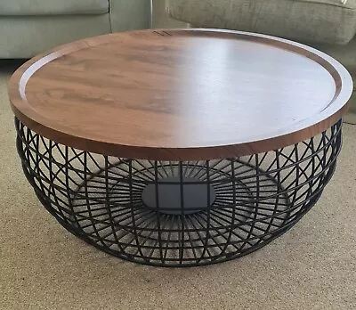 Habitat Wire Basket Coffee Table Perfect Condition • £125