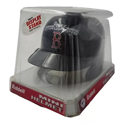 Boston Redsox Riddell Mini Helmet Clear Display Stand MLB New 2007 World Series • $19.97