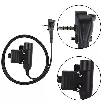Tactical U94 PTT Headset Adapter Cable For Vertex Standard VX-231 VX131 VX539 B • $16.63