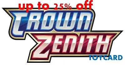 Pokemon TCG Crown Zenith Holo & Rare & Reverse  Ultra Complete Your Master Set • $2