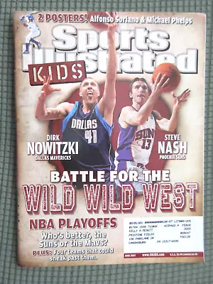 Sports Illustrated Kids June 2007 - Alfonso Soriano Steve Nash Michael Phelps • $8.50