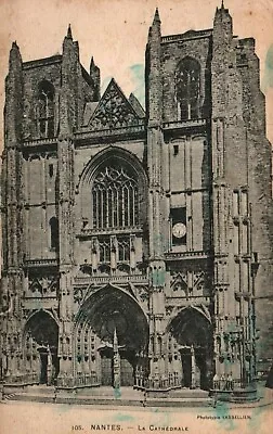 Vintage Postcard - 105 Nantes -La Cathedrale -Posted 1919 SOLDIERS MAIL Army • $12.95