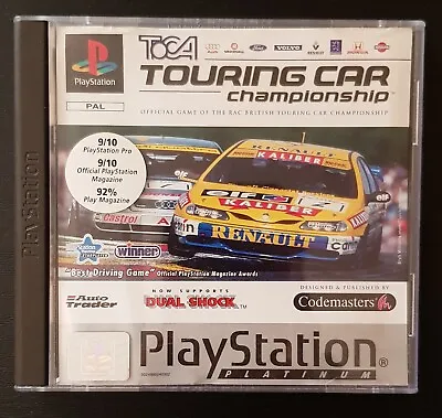 £10 • Buy Toca Touring Car Championship - PS1 - PAL Version - Game, Box & Manual Complete