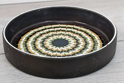 HORNSEA Pottery MURAMIC Dish 6.25” Diameter 1970's Pin Or Trinket Dish Brown  • £16.99