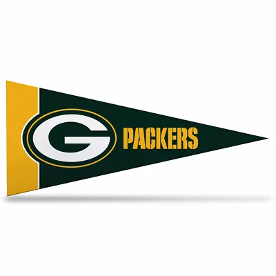 New NFL Green Bay Packers Football MINI PENNANT 4 In X 9 In Felt Decoration • $2.99