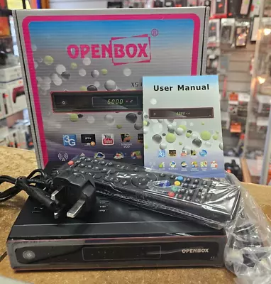 OPENBOX X5 HD Satellite TV Receiver Tuner Box For FreeSat Sky FTA & BBC HD • £28