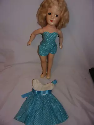 Vintage   MARY HOYER 14   Signed Hard Plastic Doll   Blue  2 Piece  Outfit VGC • $125