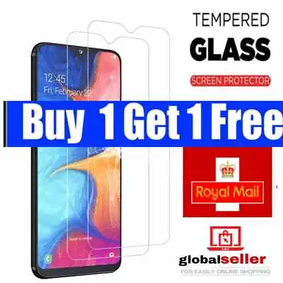 For Samsung Galaxy A02s A12 A32 A42 A52 A14 Tempered Glass Screen Protector F020 • £2.99