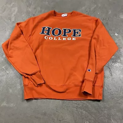 Hope College Champion Reverse Weave Sweatshirt M Holland Michigan • $24.99