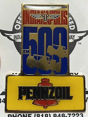 Vintage Indianapolis 500 Pennzoil Sponsors 78th Drag Race Collector Lapel Pin 94 • $12.95