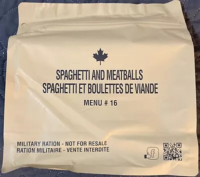 Canadian Army Food Ration #16 IMP20 Military MRE In US • $50