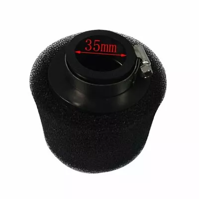 Black 35mm Pod Foam Air Filter 50cc 110cc PIT PRO Quad Dirt Bike ATV Buggy • $15.29