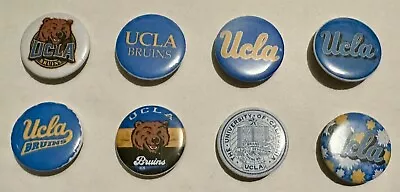 UCLA BRUINS 8 Pack Pin Back Buttons  1.25” Pins NCAA Big 10 • $6.99