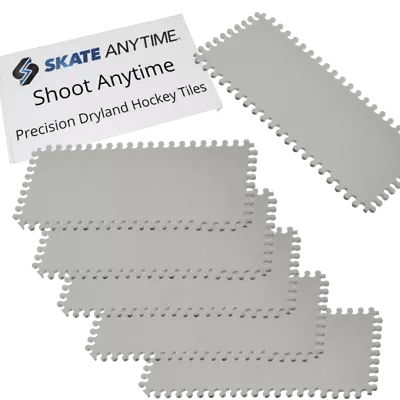 Skate Anytime - Shoot Anytime -Precision Dryland Hockey Tiles - 20 Panels - Gray • $349.99