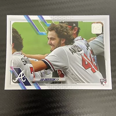 2021 Topps SSP Photo Variation Ian Anderson Rookie Baseball Card 239 Braves • $100