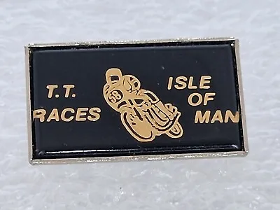 Vintage Isle Of Man Of TT  Pin Badge Motorcycle Racing IOM Superbikes Dunlop • £14.90