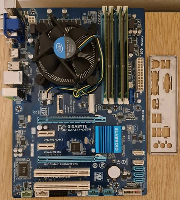 £85 • Buy Intel Core I5 3570k CPU, GIGABYTE GA-Z77-DS3H Motherboard And 8GB RAM Bundle