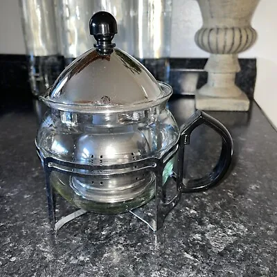 Vintage Teapot Kettle With Loose Leaf Tea Infuser MCM • $15