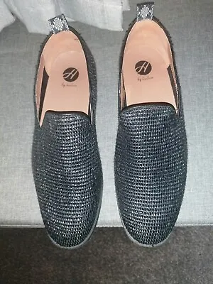 Hudson Men's Woven Black Slip-on Shoes UK Size 8 • £29.99