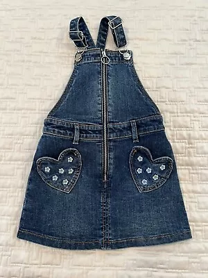 Mayoral Toddler Girls Adjustable Denim Dress/Clothing - Size 4 (104cm) - New • $30