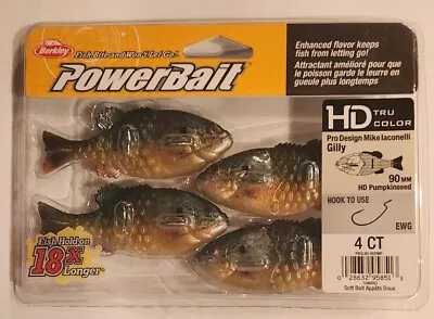 Berkley PowerBait Gilly Designed By Mike Iaconelli HD Pumpkinseed • $8.99