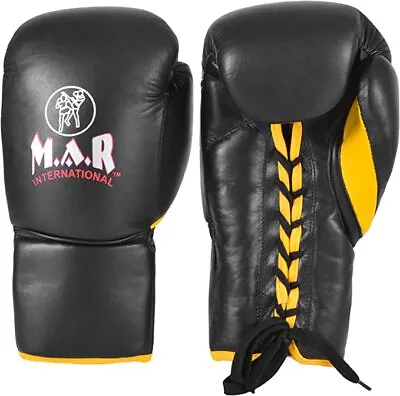 MAR Genuine Cowhide Leather Boxing Gloves • £24.99