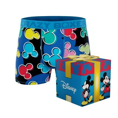 Disney Mickey Mouse Boxer Briefs In Gift Box Men's Size M L Underwear B44 MP • $15.49