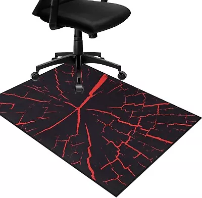 90x120cm Rectangle Office Chair Mat For Low Standard & No Pile Carpeted Floors • £18.85