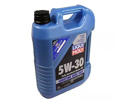 X5 LITER JUG LONGTIME HIGH TECH SAE 5W-30 Engine Motor Oil For AUDI BMW Mercedes • $65.40