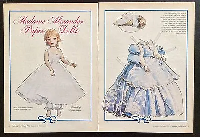 Jacqueline Madame Alexander Doll Mag. Paper Doll 1989 National Doll World VTG • $4.95