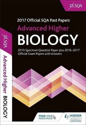 £3.42 • Buy Advanced Higher Biology 2017-18 SQA Past Papers With Answers By SQA