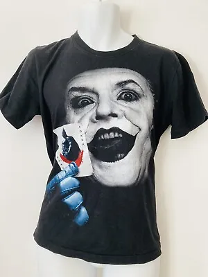 £29.99 • Buy Flybeans Batman Joker TShirt Top Jack Nicholson Dark Knight Face Sz M Vintage