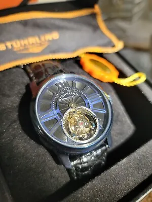 🔥Stuhrling Viceroy Tourbillon Mens Crocodile SOLD OUT Watch LIMITED EDITION🔥 • $849.99