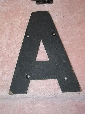 $5.99 • Buy  A  - Vintage 6  Tall Wooden Alphabet Sign Letters -- Make Your Own Sign Saying
