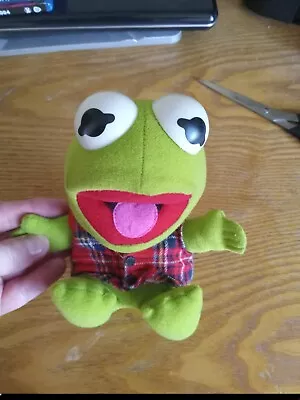 VTG Kermit The Frog 1987 Plush Christmas Carol Fannel Jim Henson Muppets • $6.99