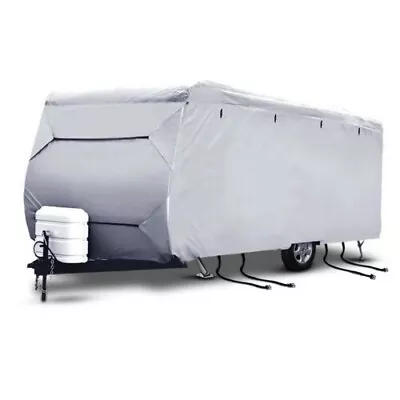 Weisshorn 18-20ft Caravan Cover Campervan 4 Layer Heavy Duty UV Carry Bag Covers • $133.22