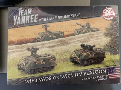 $35 • Buy Battlefront Team Yankee American 1:100 M163 VADS/M901 ITV Platoon SW