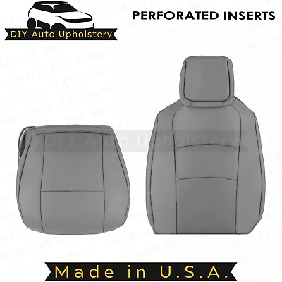 2009-2014 For Ford E350 Econoline Van Driver Top/Bottom Vinyl Seat Cover Gray • $257.44