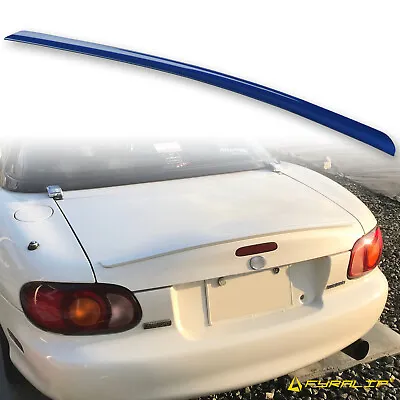 Fyralip Y22 Painted 25E Blue Trunk Lip Spoiler For Mazda MX-5 Miata NB 99-05 • $77.56