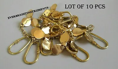 Fan Key Chain Nautical Brass Propeller Vintage Marine Key Ring LOT OF 10 Piece • $82.50