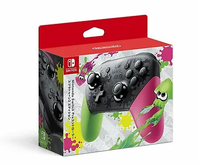 Nintendo Switch Pro Controller Splatoon 2 Edition Hac-A-Fsskb • $147.46