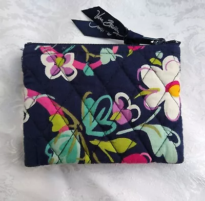 Vera Bradley Zippered Coin Purse In Ribbons • $9.95