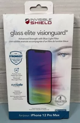 ZAGG InvisibleShield VisionGuard+ Screen  IPhone 12 Pro Max • $6.99