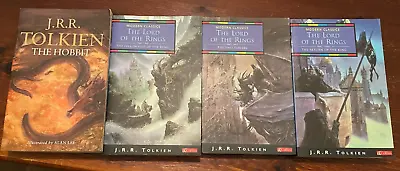 Lord Of The Rings Trilogy By J.R.R. Tolkien Plus The Hobbit (Paperback) • £14.99