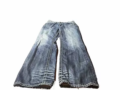 Mek Denim Buckle Mens Distressed Jaipur  Jeans! 33x32 • $60