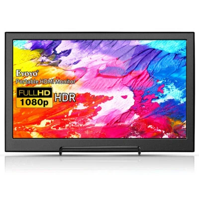 $242.15 • Buy Eyoyo 13.3  Gaming Monitor 1920x1080 IPS Screen Built-in Speakers For PC PS3 PS4